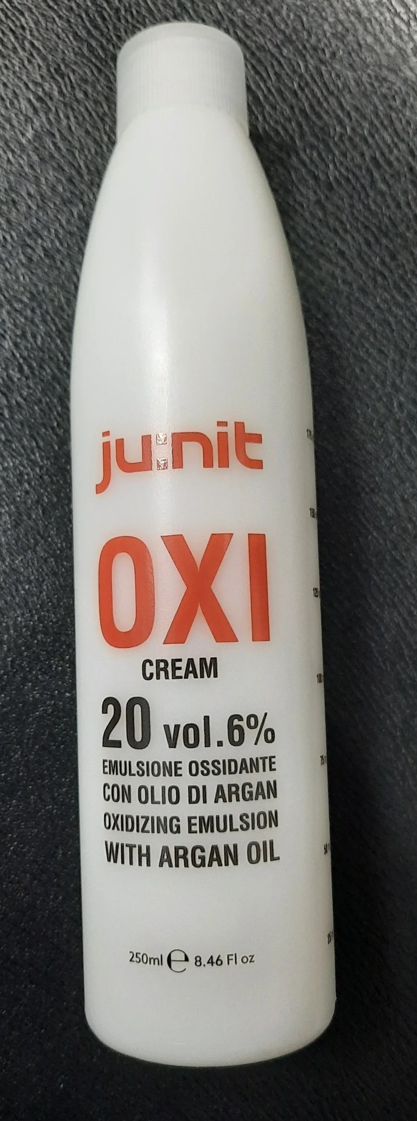 JUNIT OXY CREAM EMULSIONE OSSIDANTE 20 VOL. 250 ML - Profumeria Cera