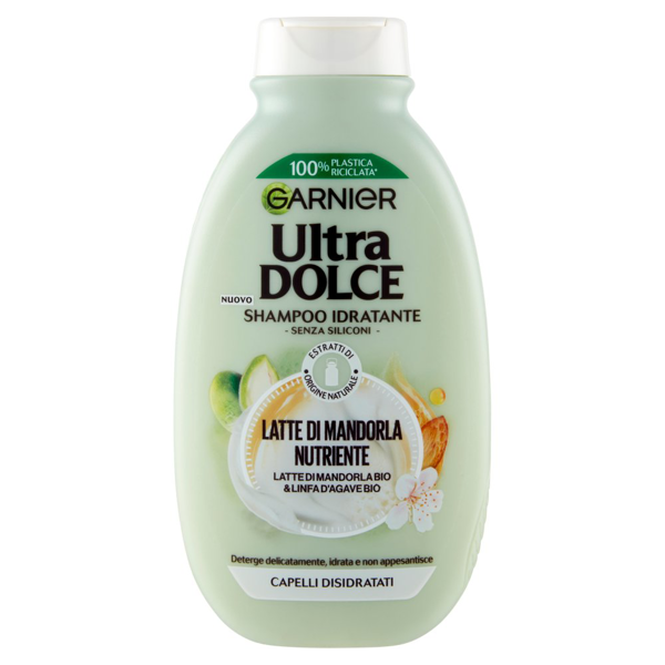GARNIER ULTRA DOLCE LATTE DI MANDORLA SHAMPOO PER CAPELLI 250 ML