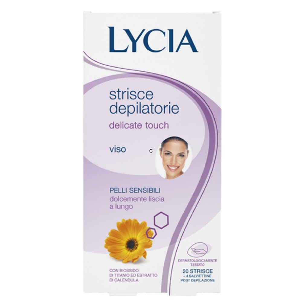 LYCIA DELICATE TOUCH STRISCE DEPILATORIE VISO 20 PZ