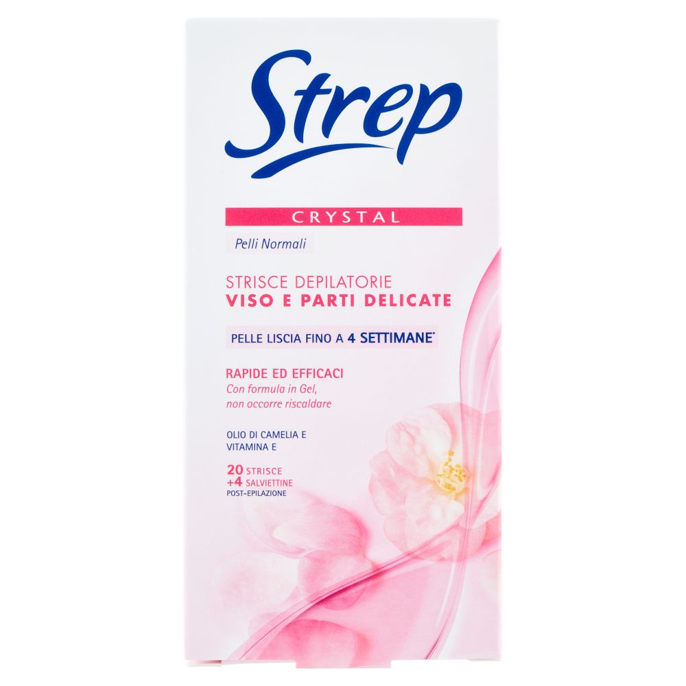 STREP CRYSTAL STRISCE VISO E PARTI DELICATE 20 PZ
