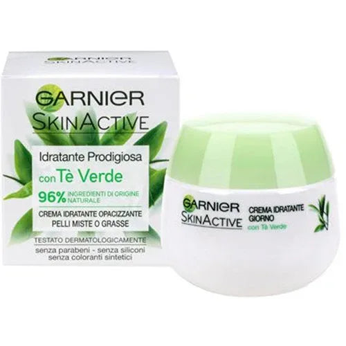 GARNIER TE' VERDE CREMA VISO IDRATANTE OPACIZZANTE 50 ML - Profumeria Cera