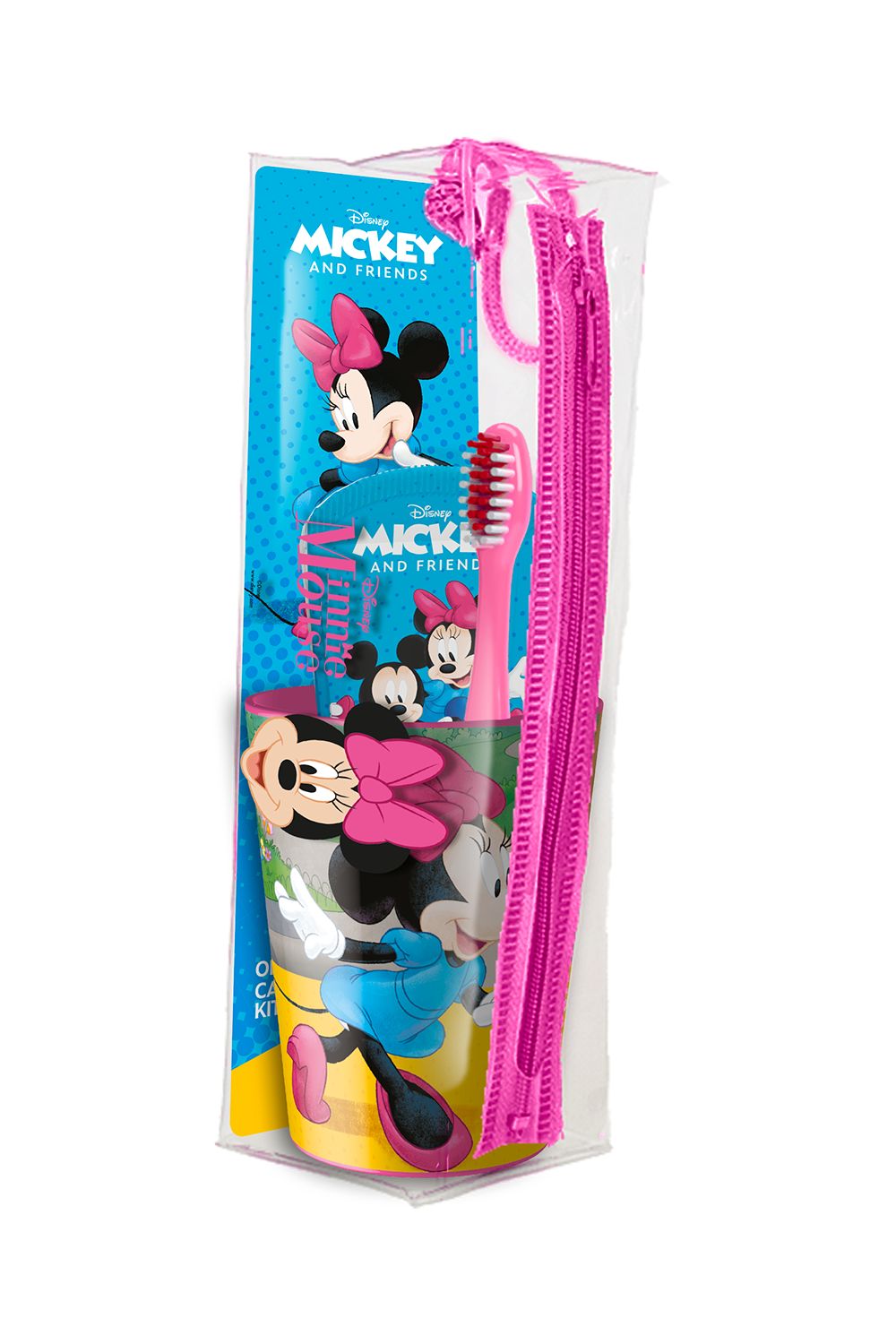 POCHETTE MINNIE KIT PULIZIA DENTI PER BAMBINI