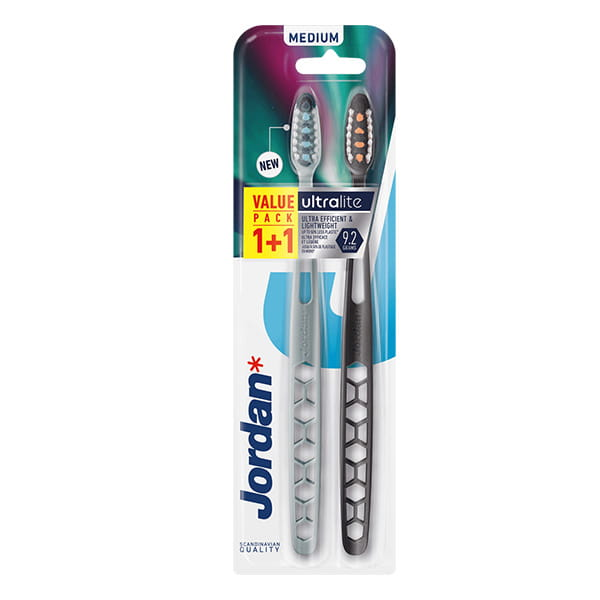 JORDAN ULTRA LITE COPPIA SPAZZOLINI DENTI MEDIO