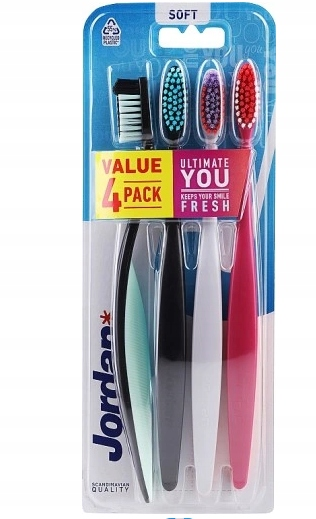 JORDAN ULTIMATE YOU SPAZZOLINI DENTI MORBIDI 4 PZ