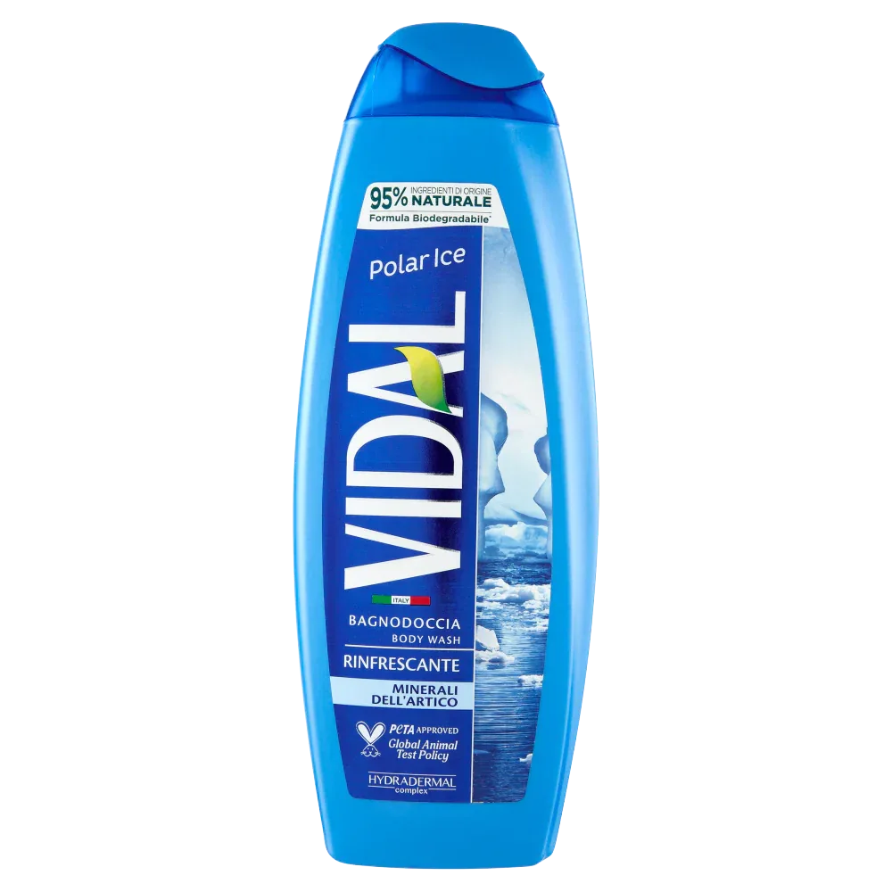 VIDAL POLAR ICE BAGNOSCHIUMA 500 ML - Profumeria Cera