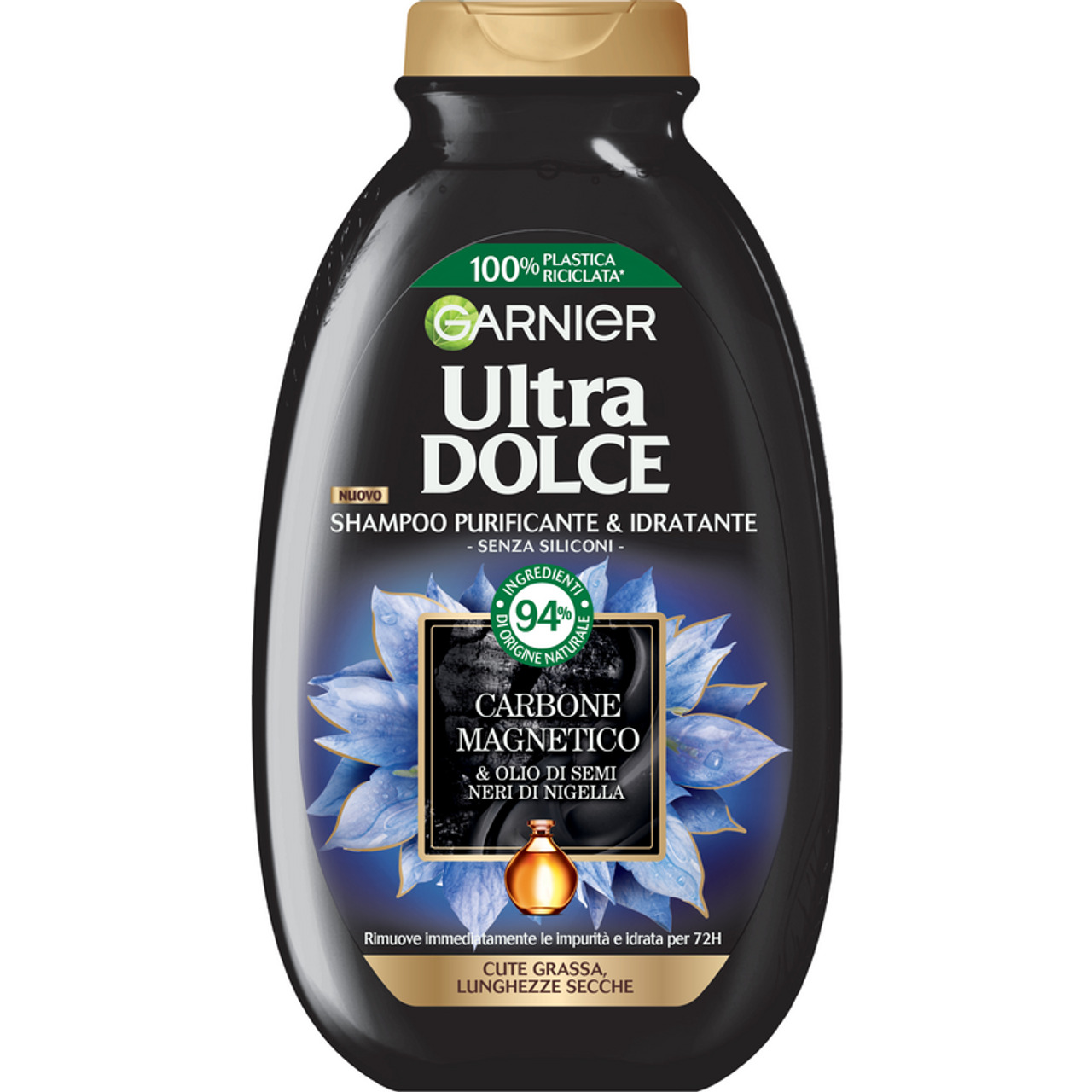 GARNIER ULTRA DOLCE CARBONE MAGNETICO SHAMPOO PER CAPELLI 250 ML