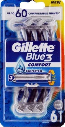 GILLETTE BLU 3 LAMETTE 6 PZ - Profumeria Cera