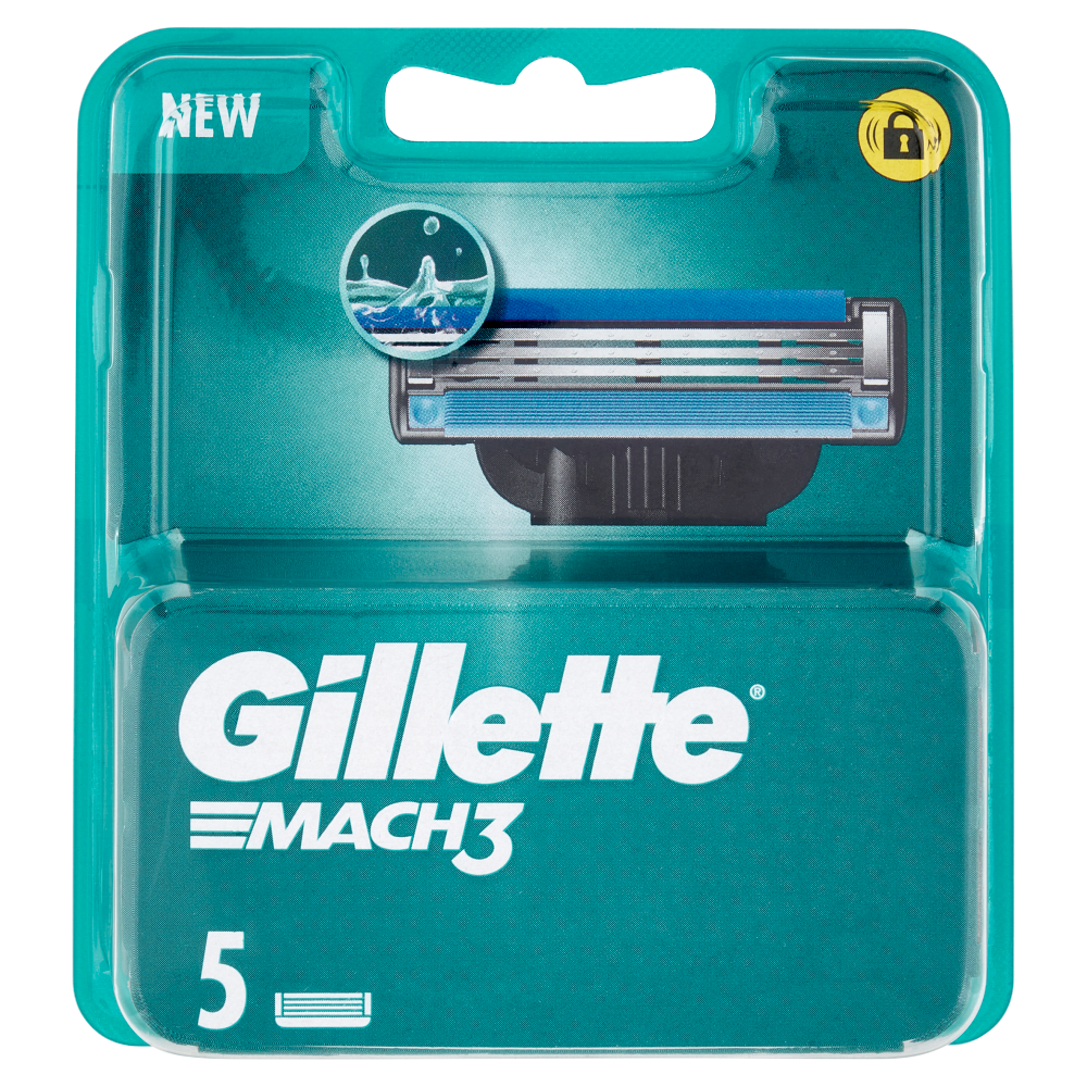 GILLETTE MACH3 RICARICHE 5 PZ