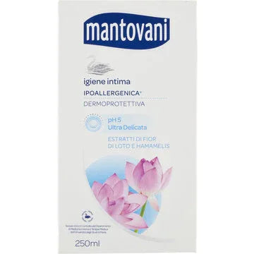 MANTOVANI FIOR DI LOTO E HAMAMELIS DETERGENTE INTIMO 250 ML - Profumeria Cera