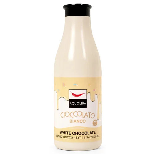 AQUOLINA CIOCCOLATO BIANCO BAGNOSCHIUMA 500 ML - Profumeria Cera