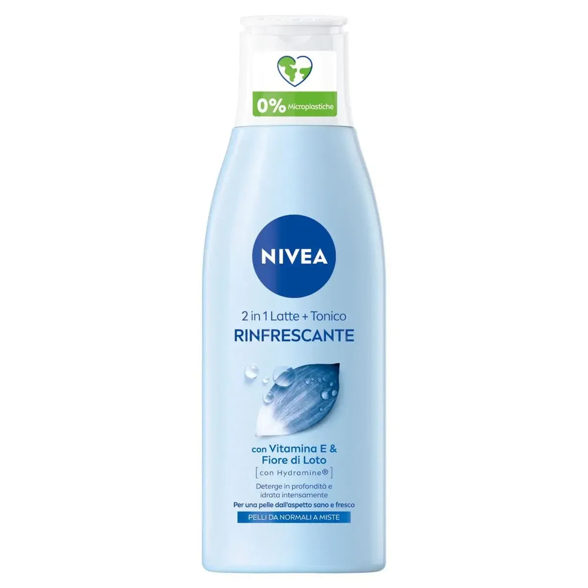 NIVEA RINFRESCANTE LATTE+TONICO VISO 200 ML - Profumeria Cera