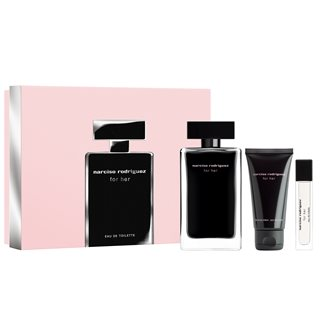NARCISO RODRIGUEZ FOR HER CONFEZIONE REGALO DONNA EDT 100 ML+LATTE CORPO 50 ML+MINI TAGLIA 10 ML