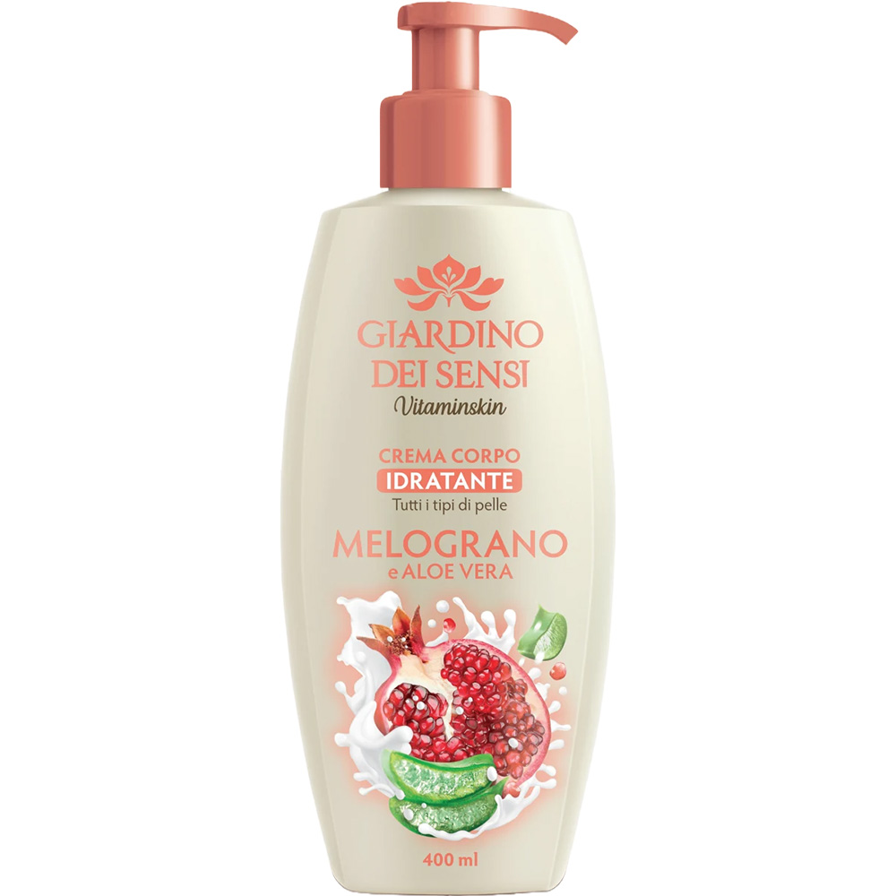 GIARDINO DEI SENSI MELOGRANO E ALOE VERA LATTE CORPO 400 ML