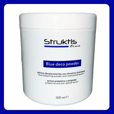 STRUCTIS BLUE DECO POWDER POLVERE DECOLORANTE PROTETTIVA E ANTI-GIALLO 500 ML
