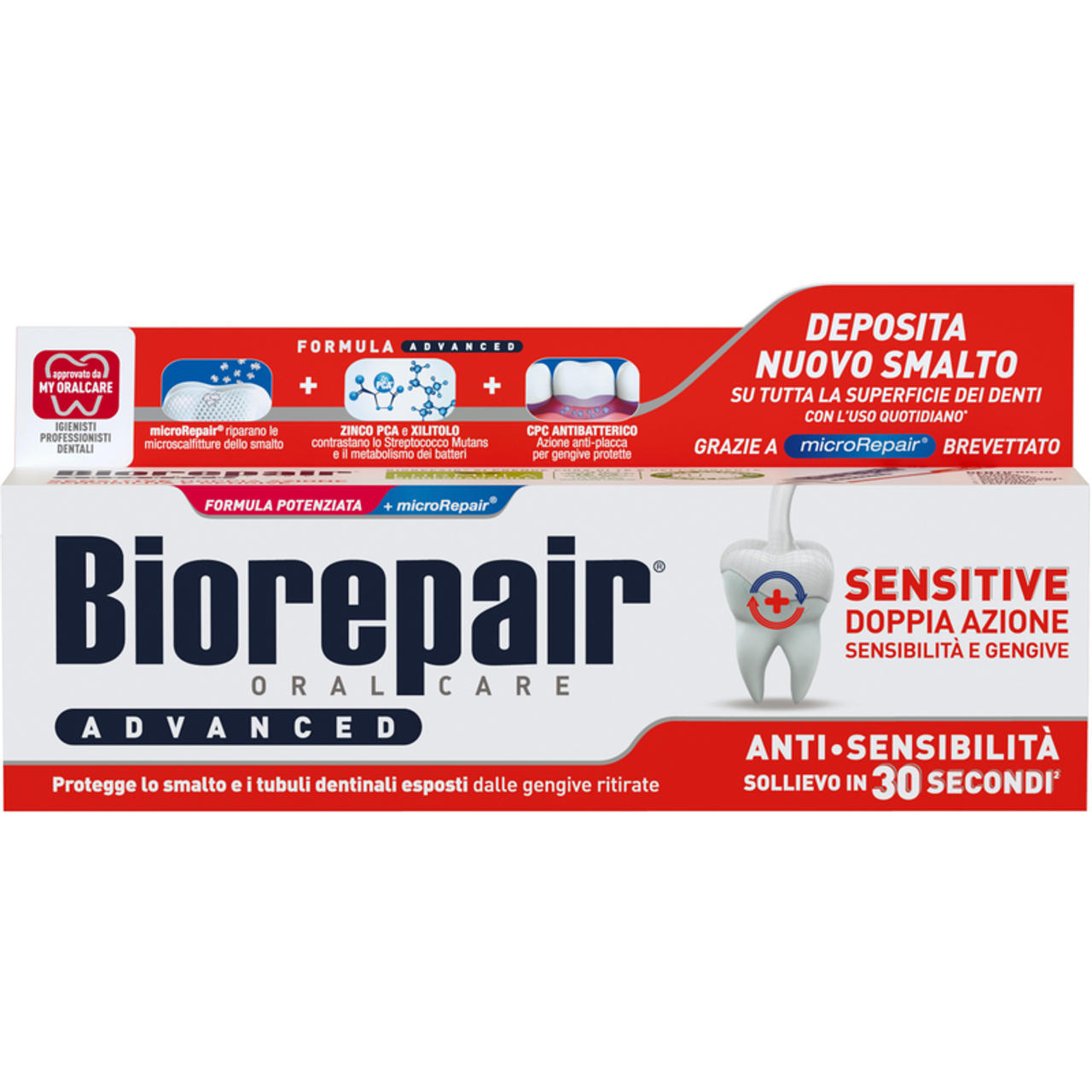 BIOREPAIR ADVANCED DENTIFRICIO SENSITIVE DOPPIA AZIONE 75 ML
