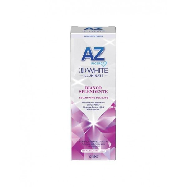 AZ 3D WHITE ILLUMINATE BIANCO SPLENDENTE DENTIFRICIO 50 ML