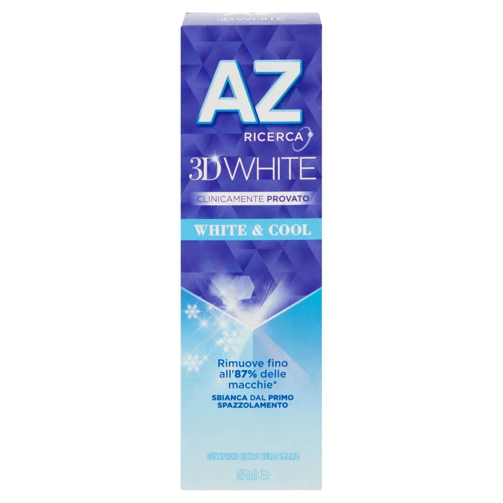 AZ 3D WHITE WHITE & COOL DENTIFRICIO 65 ML - Profumeria Cera