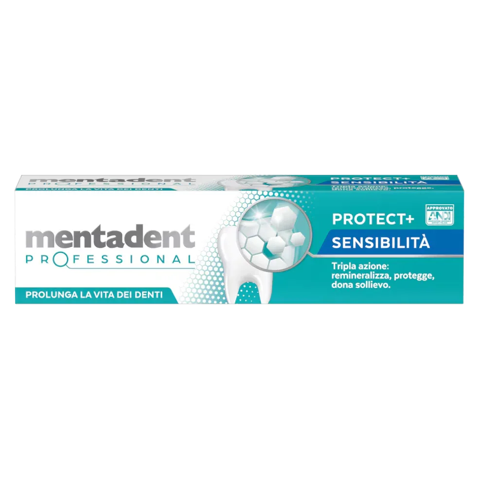 MENTADENT PROFESSIONAL PROTECT+ SENSIBILITA' DENTIFRICIO 75 ML - Profumeria Cera