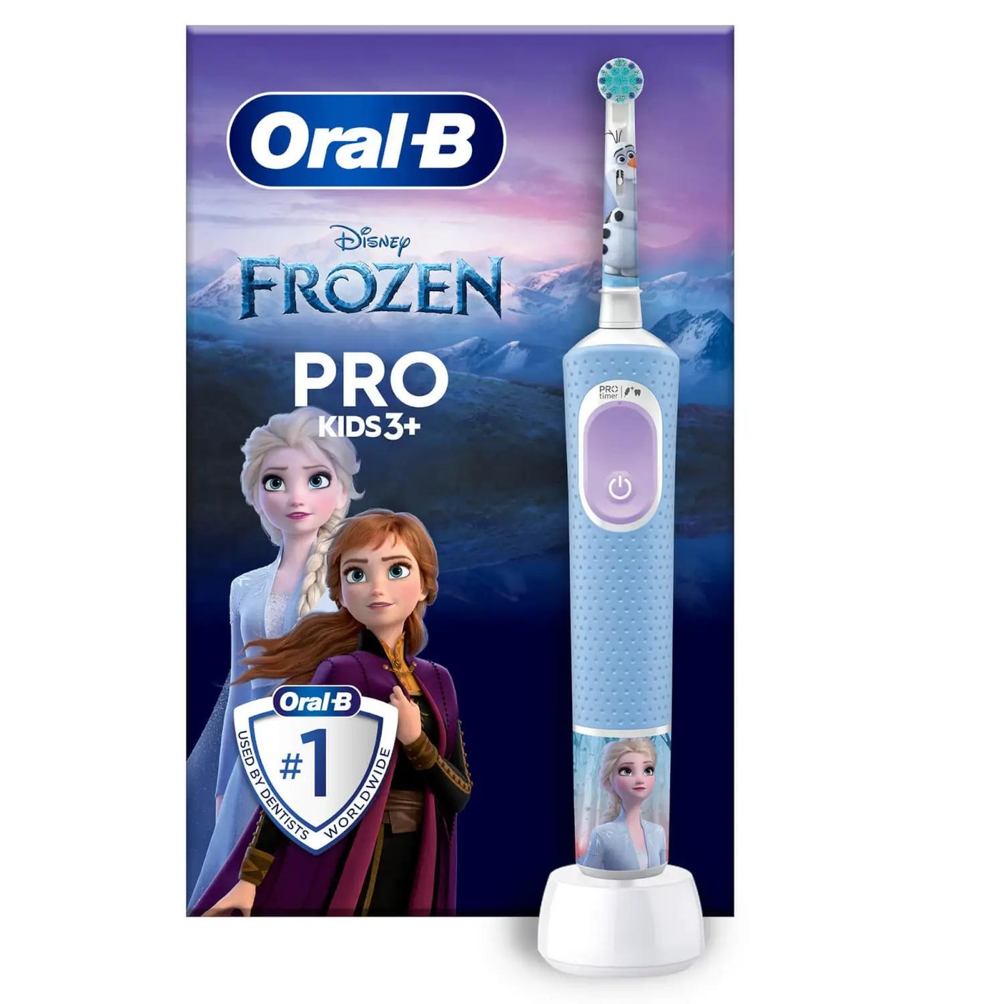 ORAL B FROZEN PRO KIDS 3+ SPAZZOLINO ELETTRICO DENTI BAMBINI