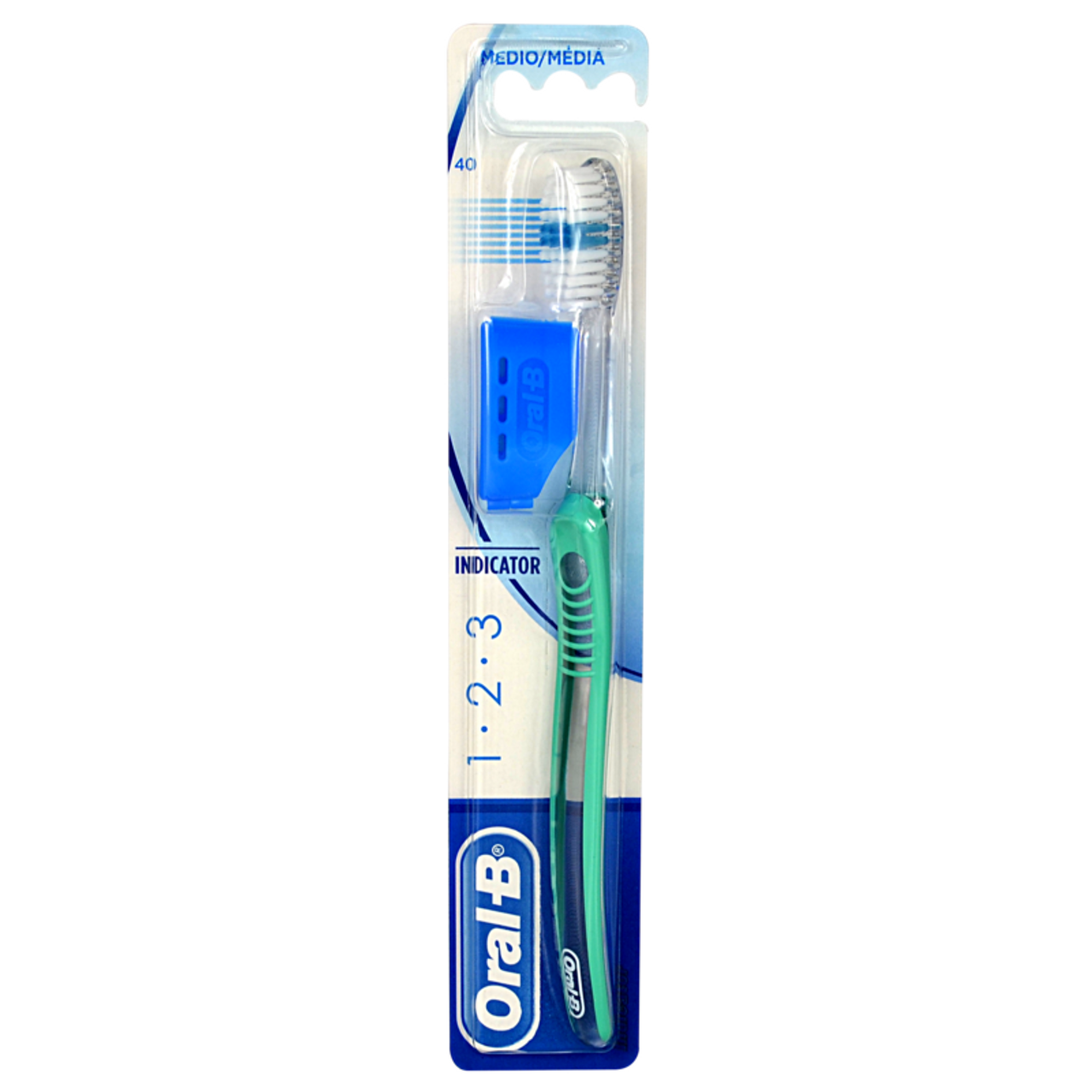 ORAL B 1 2 3 INDICATOR SPAZZOLINO DENTI MEDIO 40