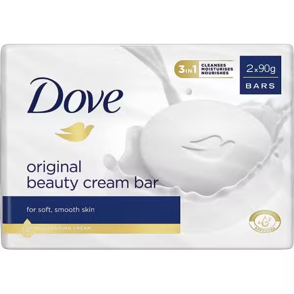 DOVE BEAUTY CREAM BAR SAPONETTE 2X90 GR