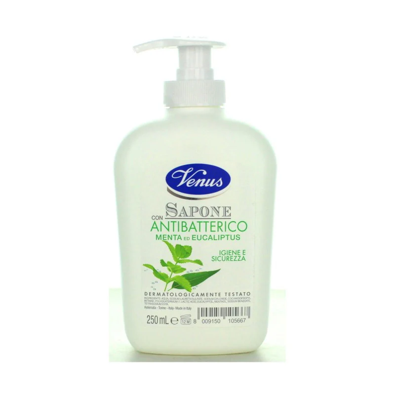 VENUS ANTIBATTERICO MENTA E EUCALIPTO SAPONE LIQUIDO 250 ML