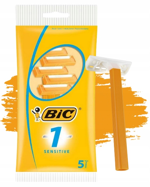 BIC 1 LAMETTE MONOLAMA GIALLE 5 PZ