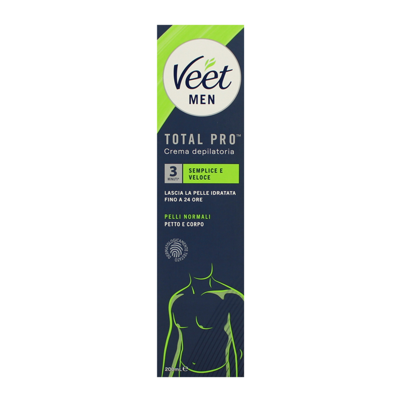VEET MEN CREMA DEPILATORIA CORPO PELLI NORMALI 200 ML