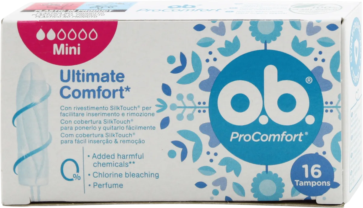 O.B. ASSORBENTI INTERNI MINI 16 PZ