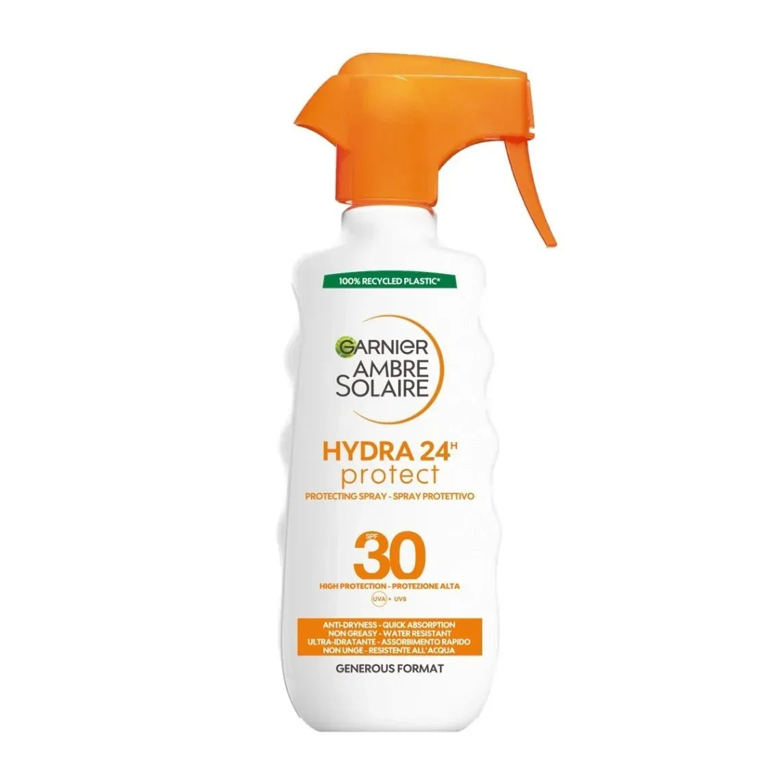 GARNIER HYDRA 24 H PROTECT LATTE SOLARE SPF 30 300 ML - Profumeria Cera