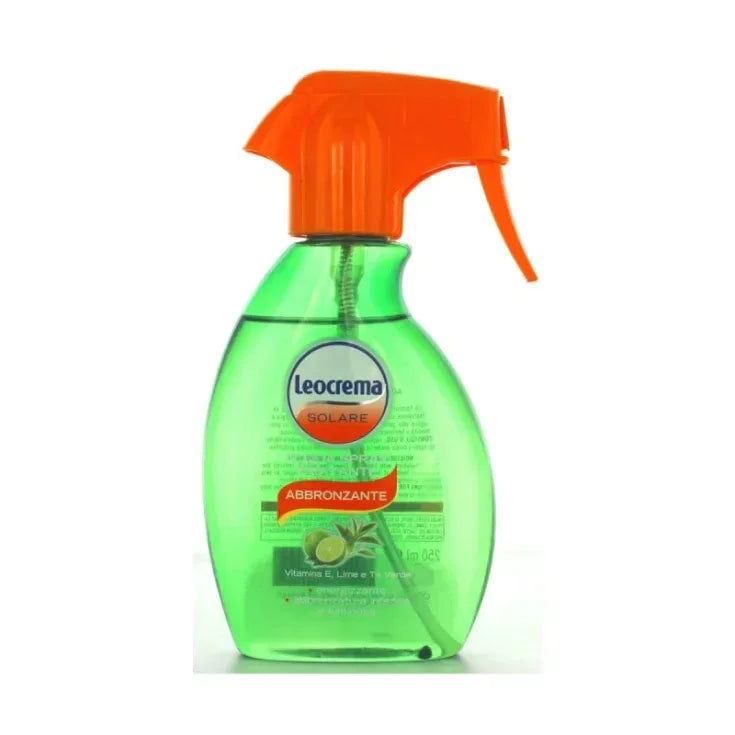 LEOCREMA ACQUA SPRAY ABBRONZANTE LIME E TE VERDE 250 ML - Profumeria Cera