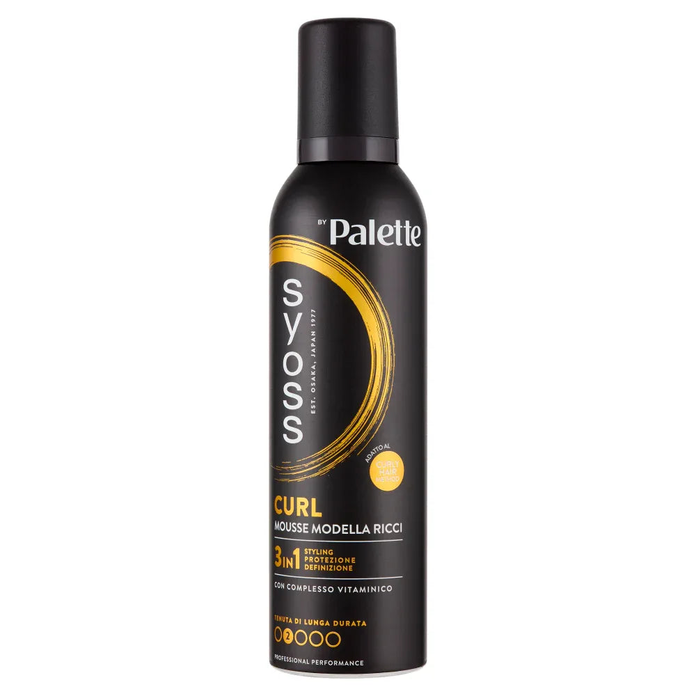 PALETTE SYOSS CURL SCHIUMA PER CAPELLI RICCI 250 ML - Profumeria Cera