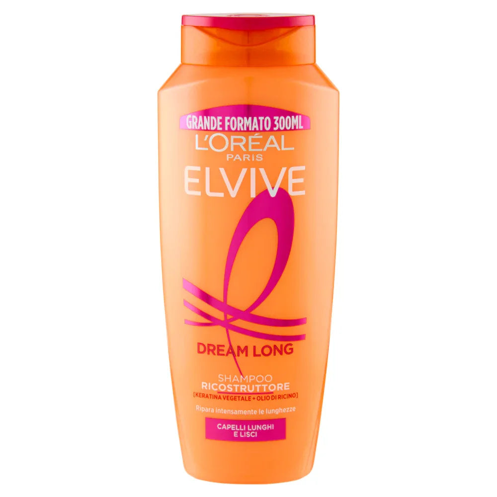 L'OREAL ELVIVE DREAM LONG SHAMPOO PER CAPELLI LUNGHI E LISCI 300 ML - Profumeria Cera