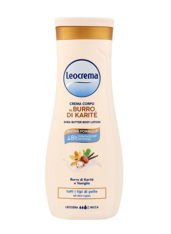 LEOCREMA BURRO DI KARITE' CREMA CORPO FLUIDA 400 ML