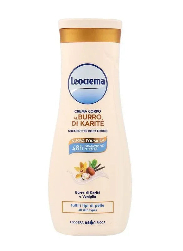 LEOCREMA BURRO DI KARITE' CREMA CORPO FLUIDA 400 ML - Profumeria Cera
