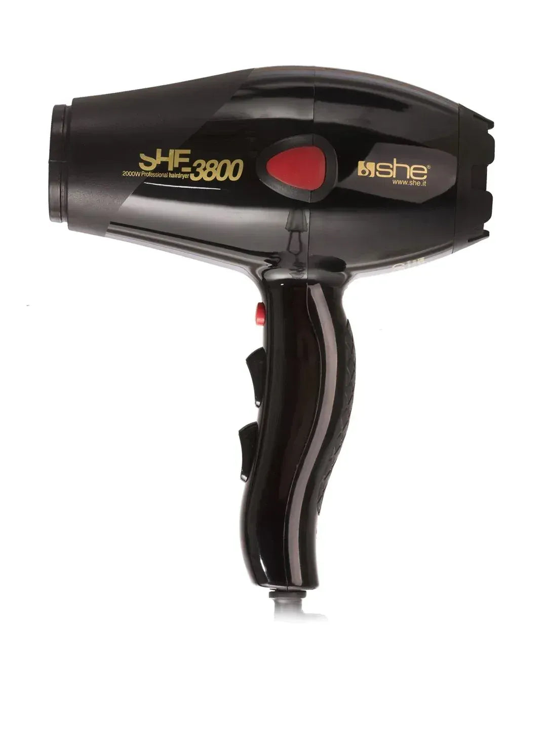 SHE 3800 ASCIUGACAPELLI PROFESSIONALE IONIZZANTE 2000 W - Profumeria Cera