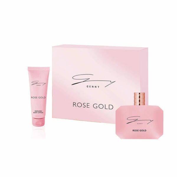 GENNY GY ROSE GOLD CONFEZIONE REGALO DONNA EDT 100 ML+ LATTE CORPO 100 ML