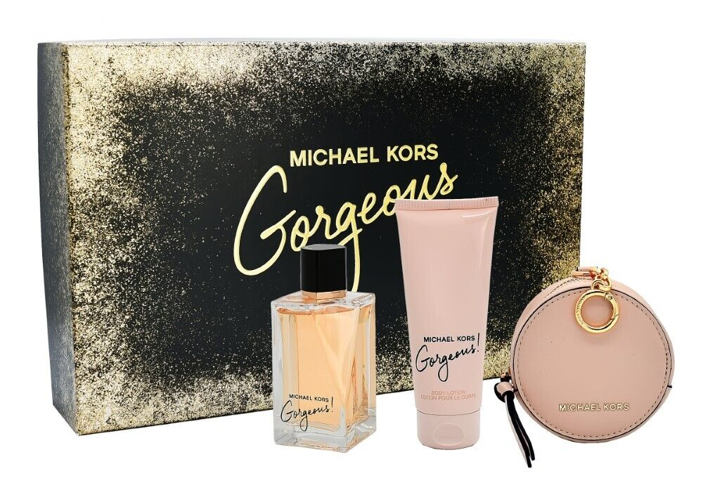 MICHAEL KORS GORGEOUS CONFEZIONE REGALO DONNA EDP 100 ML+LATTE CORPO 100 ML+BORSELLINO