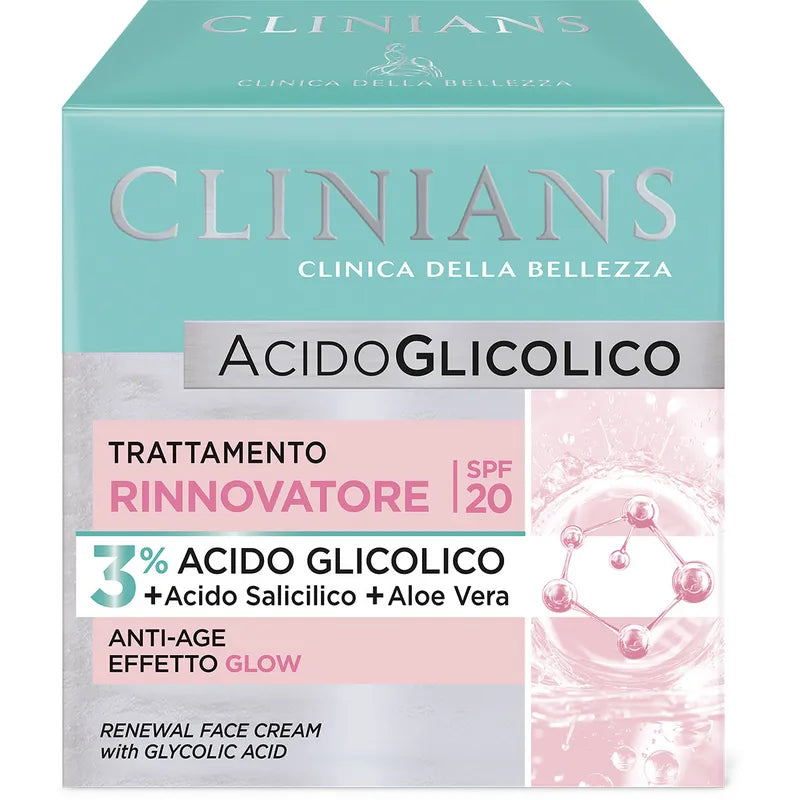 CLINIANS ACIDO GLICOLICO CREMA VISO 50 ML