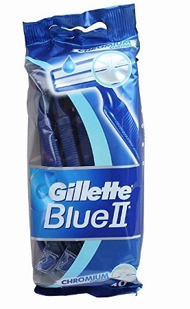 GILLETTE BLU 2 CHROMIUM LAMETTE 10 PZ