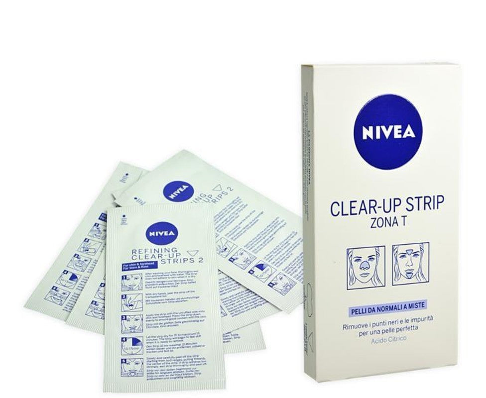 NIVEA CLEAR-UP STIP ZONA T CEROTTI PUNTI NERI 6 PZ