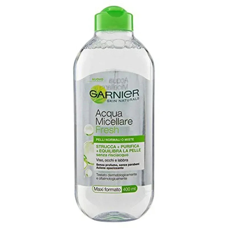 GARNIER ACQUA MICELLARE TUTTO IN 1 PELLI NORMALI O MISTE 400 ML - Profumeria Cera
