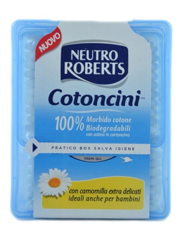 NEUTRO ROBERTS BASTONCINI COTONATI ORECCHIE 260 PZ