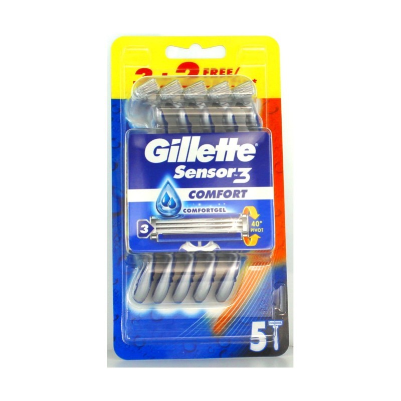 GILLETTE SENSOR 3 COMFORT LAMETTE 5 PZ