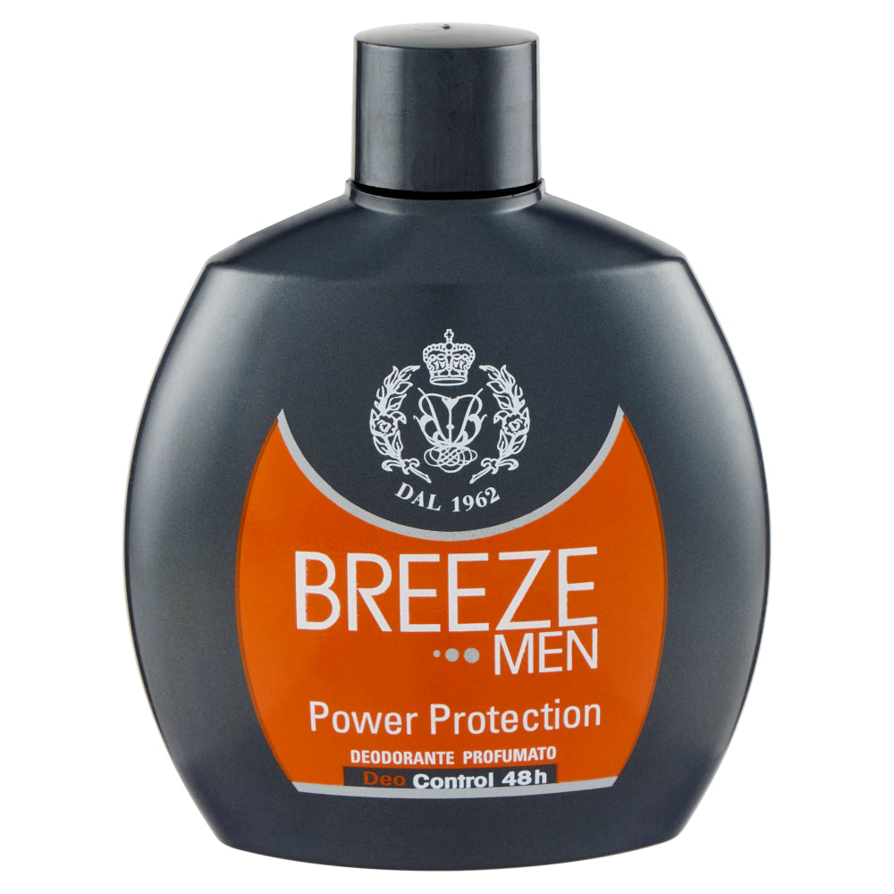 BREEZE MEN POWER PROTECTION DEODORANTE SQUIZZ NO GAS 100 ML
