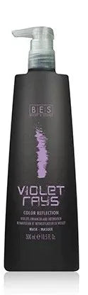 BES COLOR REFLECTION VIOLET RAYS MASCHERA RIFLESSANTE 300 ML - Profumeria Cera