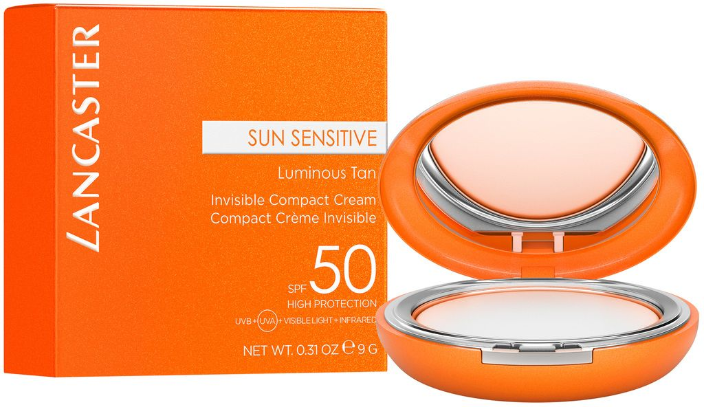 LANCASTER FONDOTINTA SOLARE COMPATTO 50+