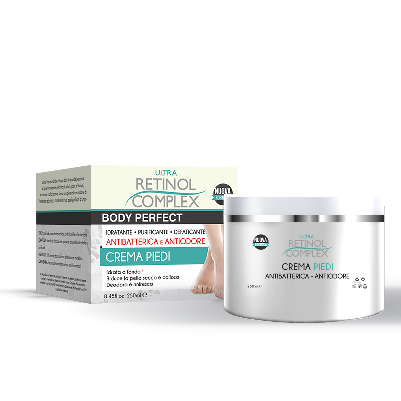 RETINOL COMPLEX CREMA PIEDI ANTIBATTERICA E ANTIODORE 250 ML