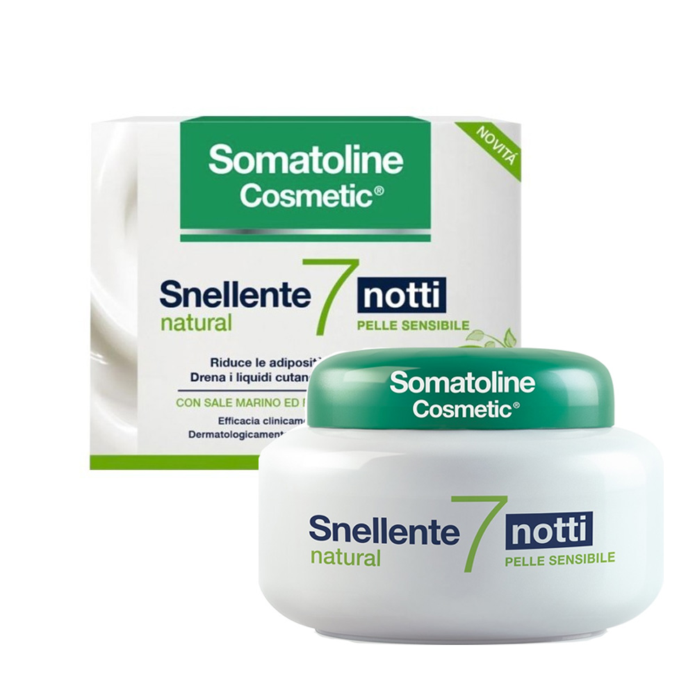 SOMATOLINE SNELLENTE 7 NOTTI CREMA PELLE SENSIBILE CON SALE MARINO E BETULLA 400 ML