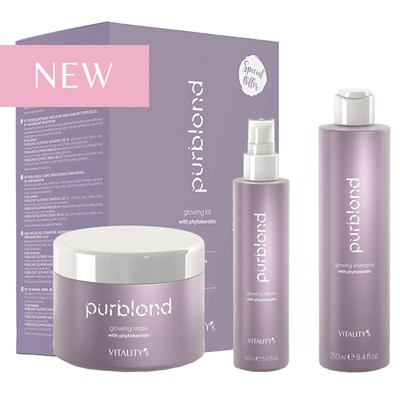 VITALITY'S TRATTAMENTO ANTIGIALLO PER CAPELLI SHAMPOO+ MASCHERA+ SIERO